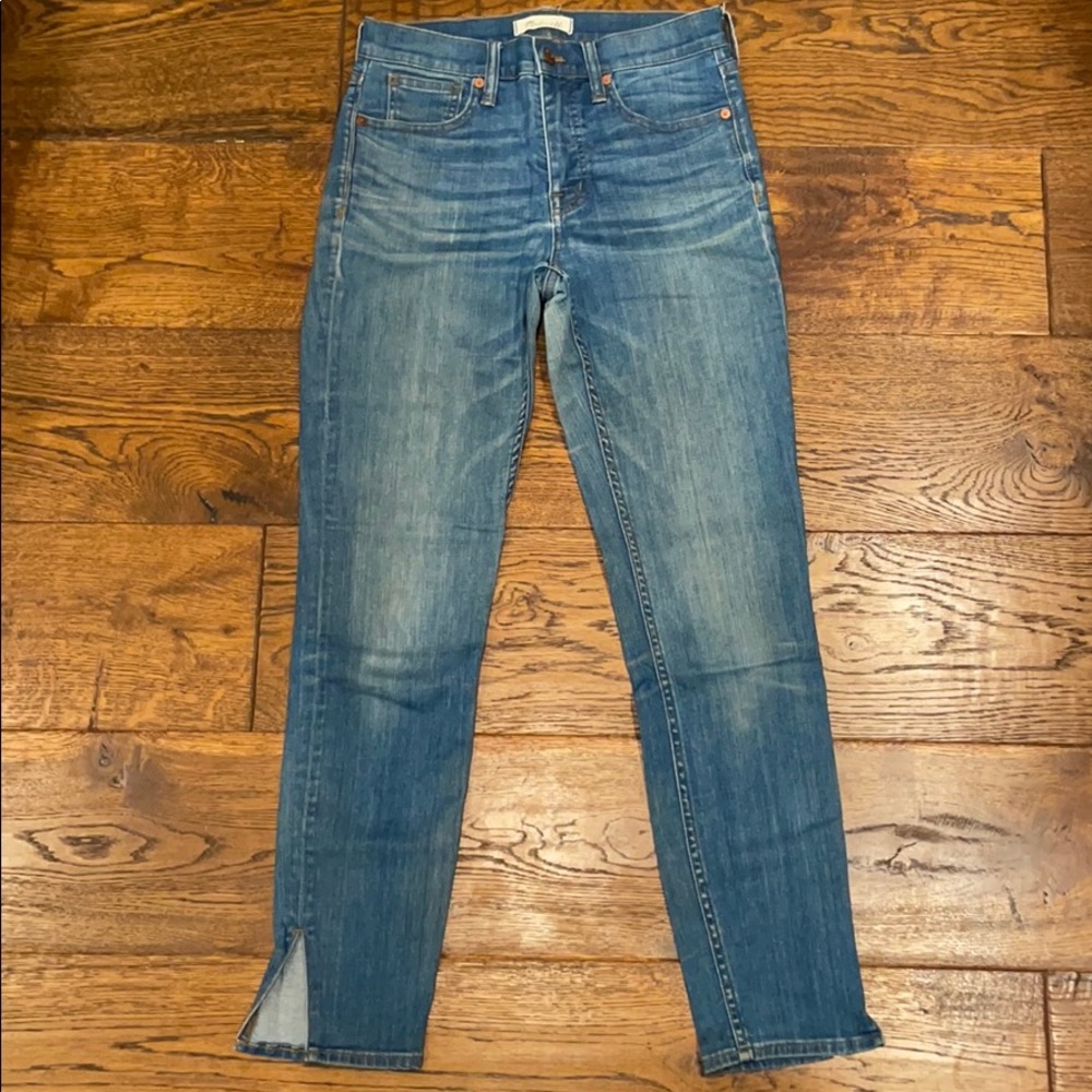 Madewell 9” High-Rise Skinny Side Slit